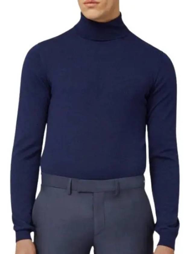 Lyd Merino Wool Turtleneck Navy - J.LINDEBERG - BALAAN 2