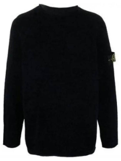 Men's Wappen Patch Knit Turtleneck Navy - STONE ISLAND - BALAAN 2