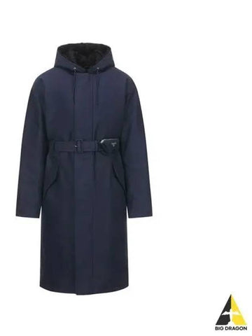 Technical Canvas Raincoat Navy SGO132 11HJ - PRADA - BALAAN 1