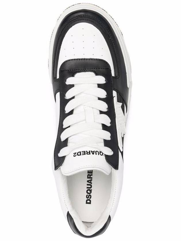 Canadian low-top sneakers white black - DSQUARED2 - BALAAN 5