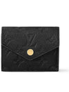 Monogram Empreinte Zoé Tri Fold Half Wallet Black - LOUIS VUITTON - BALAAN 8