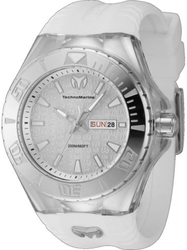 Technomarine Cruise Monogram Date Day Quartz Silver Dial Men's Watch TM-122008 - TECHNOMARINE - BALAAN 1