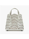 AA1S06716C0A29 010 Mina 16 BN Wave Micro Tote Bag - ALAIA - BALAAN 4