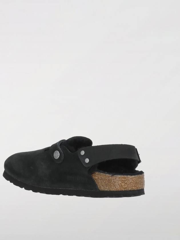 Tokio Shearling Suede Sandals Black - BIRKENSTOCK - BALAAN 4