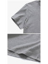 Logo Print Short Sleeve T-Shirt Grey - GANNI - BALAAN 4