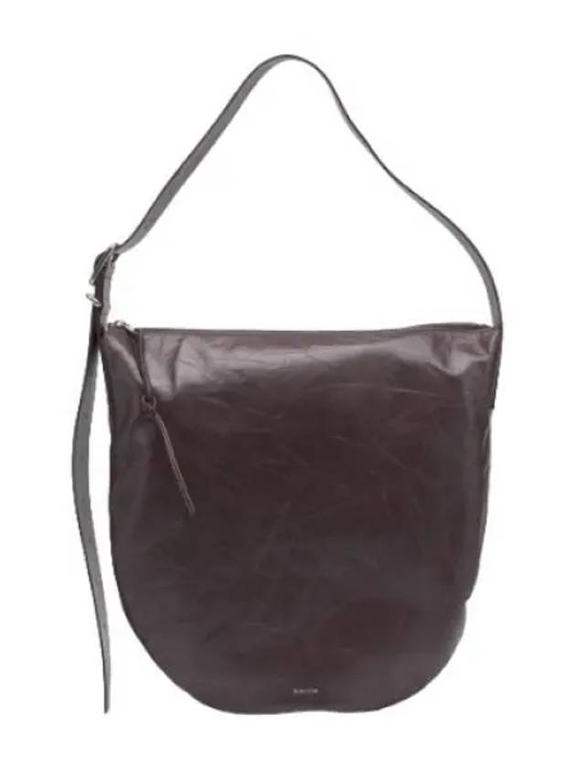 Medium Moon Tote Bag Plum Handbag - JIL SANDER - BALAAN 1