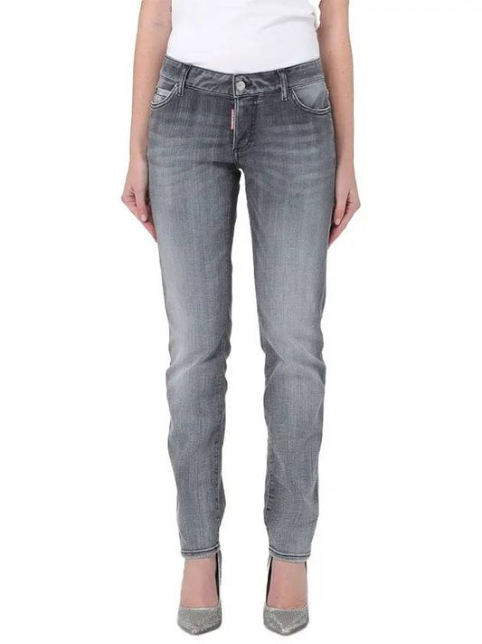 Denim Straight Pants S75LB0871S30503 900 GRAY - DSQUARED2 - BALAAN 2