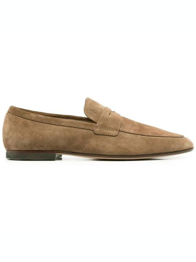 Penny Suede Loafers Beige - TOD'S - BALAAN 2