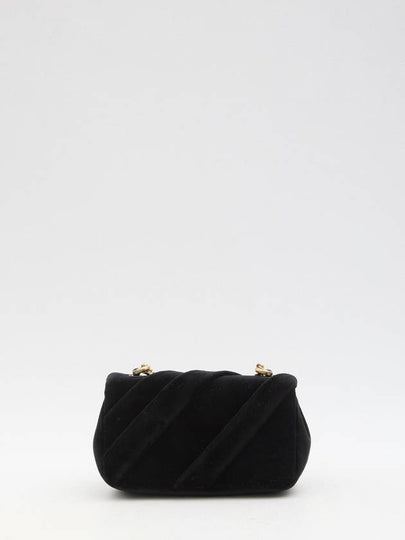 Kira Draped Velvet Mini Flap Bag - TORY BURCH - BALAAN 2