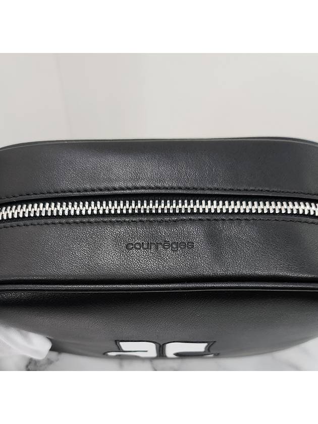 Reedition Camera Leather Cross Bag Black - COURREGES - BALAAN 10