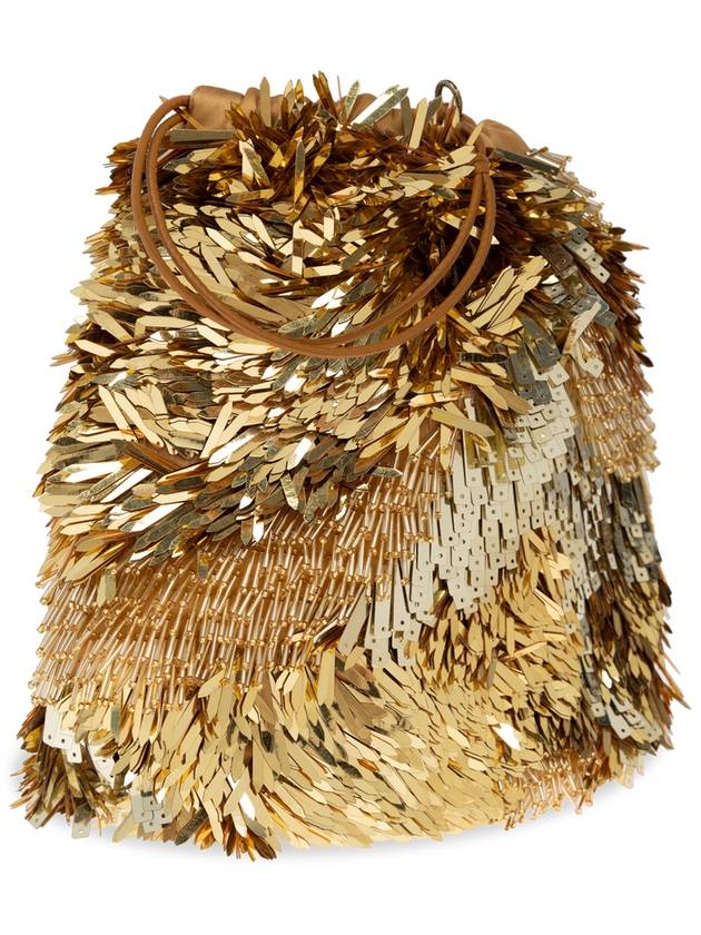 Ulla Johnson Shoulder Bag Celeste Paillette, Women's, Gold - ULLA JOHNSON - BALAAN 4