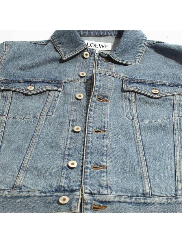 Anagram Denim Jacket Blue - LOEWE - BALAAN 6