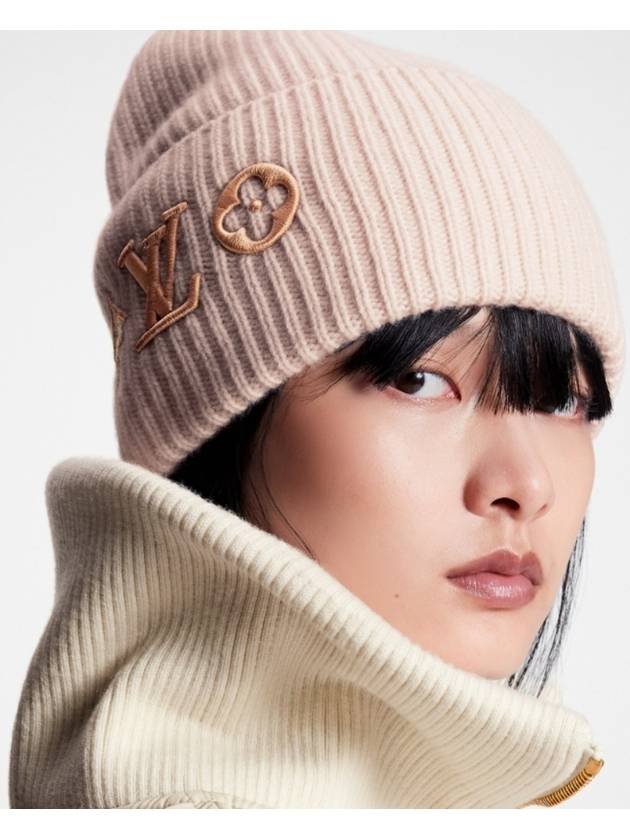 LV Headline Beanie Beige - LOUIS VUITTON - BALAAN 3