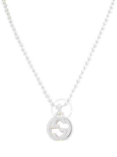 Interlocking G Necklace YBB479219001 Silver - GUCCI - BALAAN 2