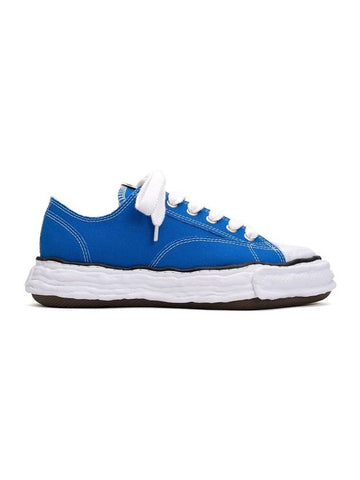 Peterson23 OG Sole Canvas Low Top Sneakers Blue - MAISON MIHARA YASUHIRO - BALAAN 1