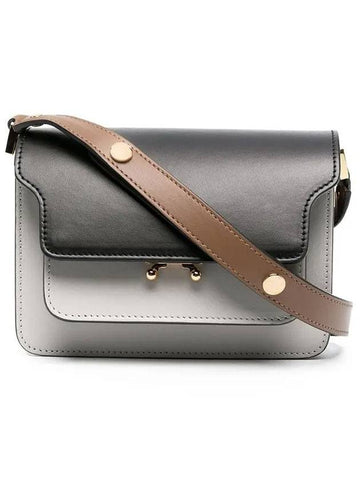 Mini Trunk Shoulder Bag Gray - MARNI - BALAAN 1