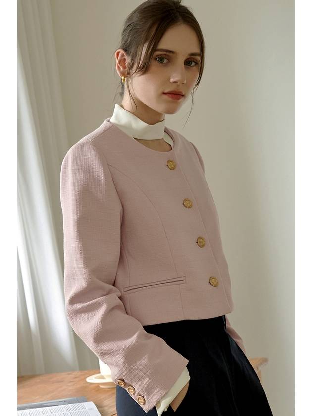 Bonita Tweed Jacket Pink - LAMARO - BALAAN 2