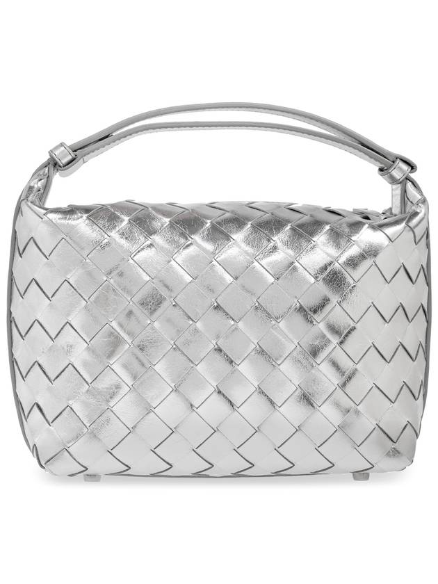 Bottega Veneta Handbag Mini Wallace, Women's, Silver - BOTTEGA VENETA - BALAAN 3