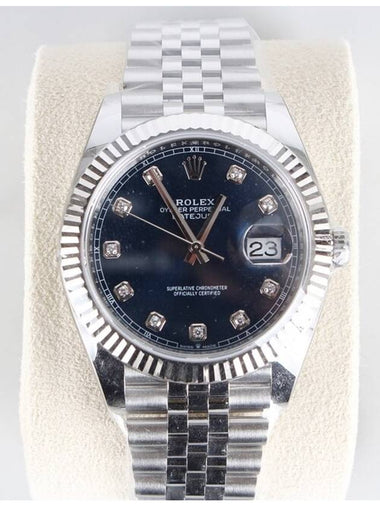 Rolex Datejust 41 Steel Blue Plate 10P 22 Years - ROLEX - BALAAN 1