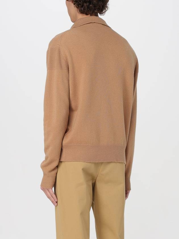 Football Polo Wool Knit Top Beige - VIVIENNE WESTWOOD - BALAAN 3