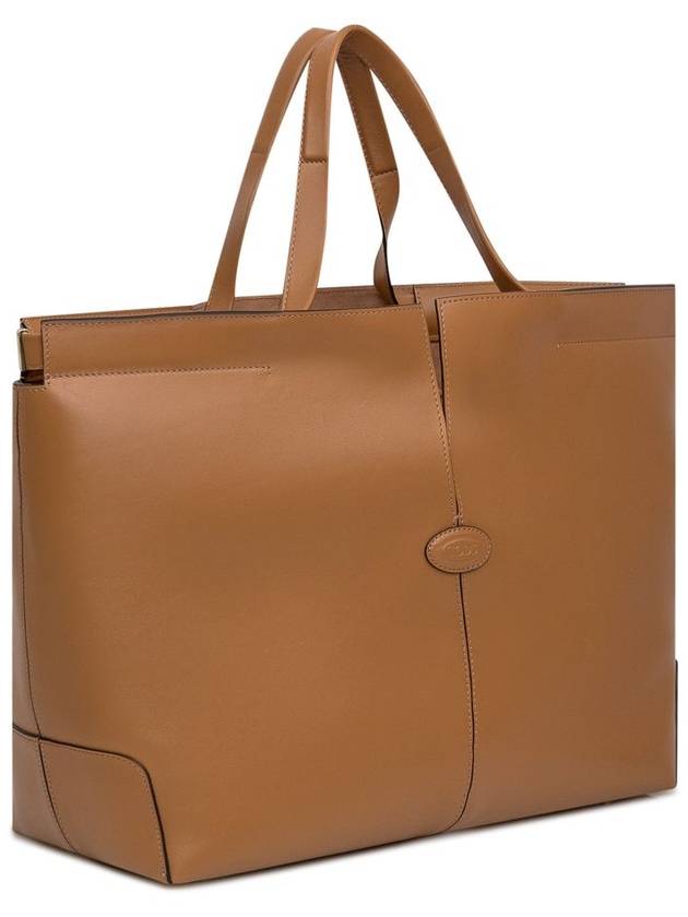 Tod'S Brown Leather Tote Bag - TOD'S - BALAAN 3