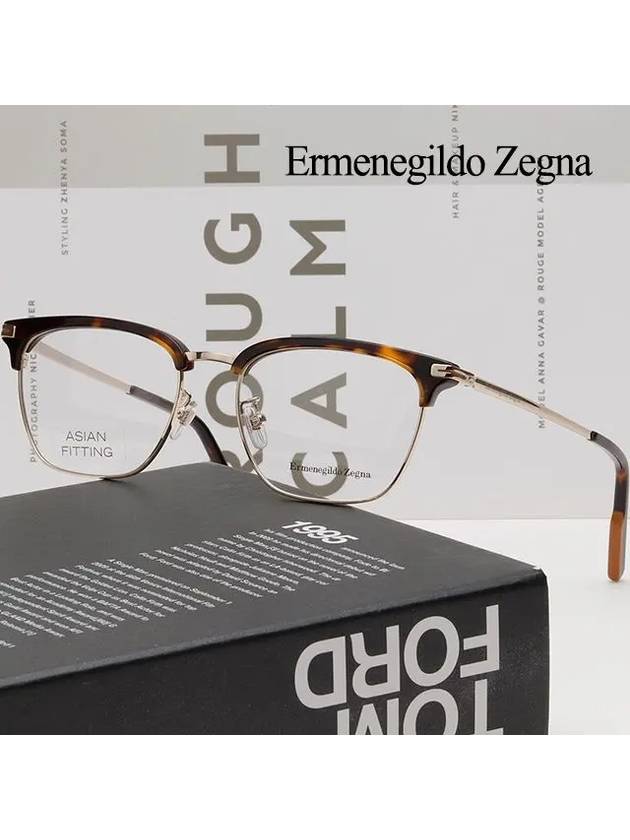 Zegna glasses frame EZ5191D 052 Asian fit lower gold frame gold - ERMENEGILDO ZEGNA - BALAAN 2