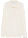 Big Pique Polo Shirt Ivory - OUR LEGACY - BALAAN 1