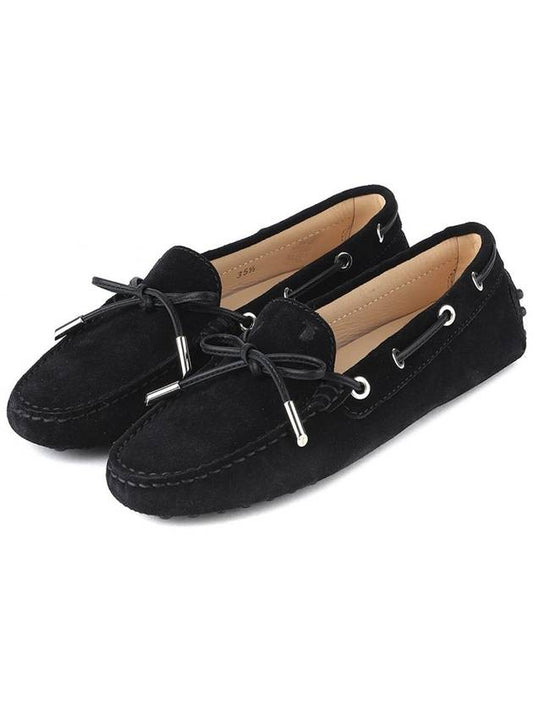 Gommino Suede Driving Shoes Black - TOD'S - BALAAN 2