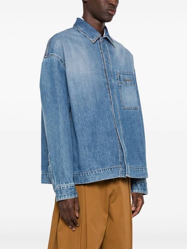 La Chemise De Nimes Denim Jacket Blue - JACQUEMUS - BALAAN 4