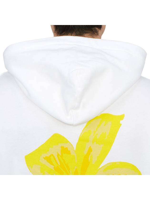 floral motif Hoodie top white - MONCLER - BALAAN 8