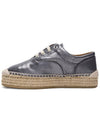 MM6 Maison Margiela Gunmetal Espadrille - MAISON MARGIELA - BALAAN 4