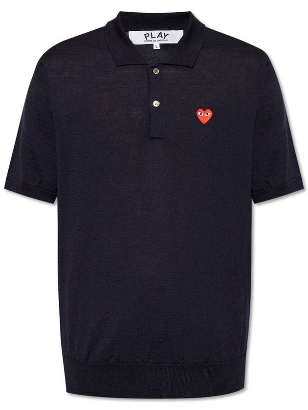 Play Polo Shirt AX N094 0512 NAVY - COMME DES GARCONS PLAY - BALAAN 2