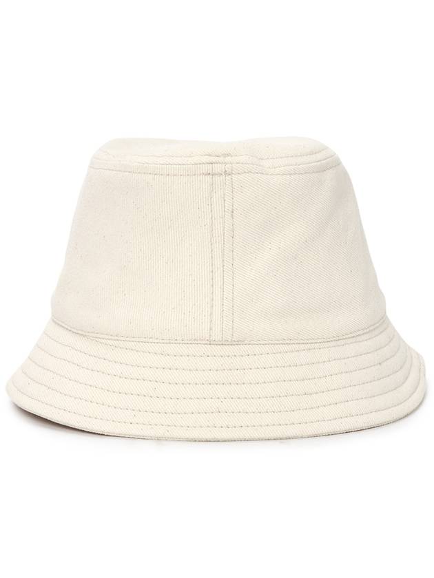 Haley Logo Bucket Hat Black Ecru - ISABEL MARANT - BALAAN 4