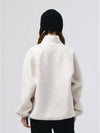 Thick Half Zip-up Overfit Poppy Ivory Sweatshirt DO6232SW13 - DOYOUKNOWMC GOLF WEAR - BALAAN 5