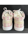 CC Logo Cotton Tweed Suede Calfskin Low Top Sneakers Pink Ecru - CHANEL - BALAAN 7