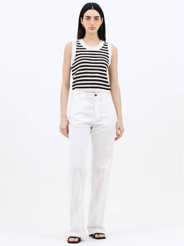 punching stripe knit white - JUN BY JUN K - BALAAN 3