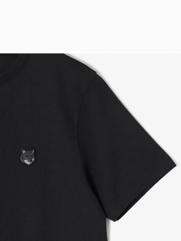 Bold Fox Head Patch Comfort Short Sleeve T-Shirt Black - MAISON KITSUNE - BALAAN 4