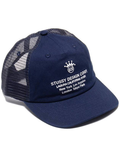 Low Profile Design Cop Trucker Snapback Navy - STUSSY - BALAAN 2