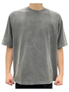 Back Logo Patch Crew Neck Short Sleeve T-Shirt Faded Black - ACNE STUDIOS - BALAAN 3