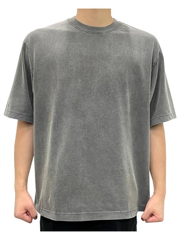 Back Logo Patch Crew Neck Short Sleeve T-Shirt Faded Black - ACNE STUDIOS - BALAAN 3