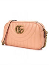 GG Marmont Matelasse Leather Cross Bag Peach - GUCCI - BALAAN 2