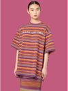 Big T-Shirt Color Stripes_Purple Multi (C602P06PF22-501) - MARC JACOBS - BALAAN 13