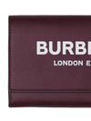 Logo Detachable Strap Shoulder Bag Burgundy - BURBERRY - BALAAN 5