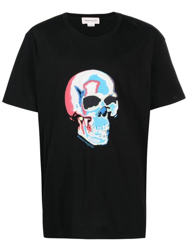 23 fw Black Multicolor Cotton T-Shirt 750661QVZ110901 B0480372128 - ALEXANDER MCQUEEN - BALAAN 2