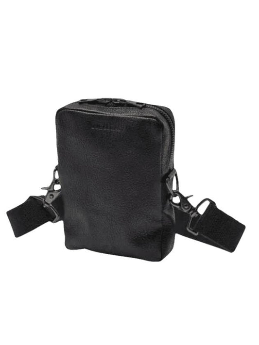 Delay Logo Leather Mini Bag Black - OUR LEGACY - BALAAN 1