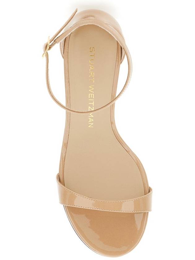 'Nudistarc' Pink Sandals With High Block Heel In Leather Woman - STUART WEITZMAN - BALAAN 4