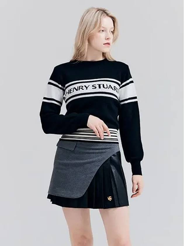 Golf Wave Pleated Skirt Gray - HENRY STUART - BALAAN 1