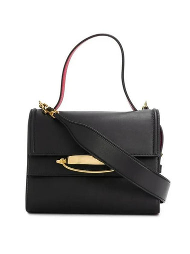 The Story Leather Shoulder Bag Black - ALEXANDER MCQUEEN - BALAAN 1