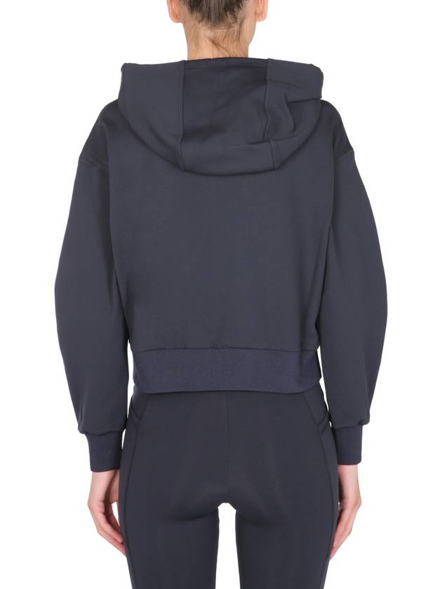 Women's Skuba Logo Print Hooded Top Blue - STELLA MCCARTNEY - BALAAN 4