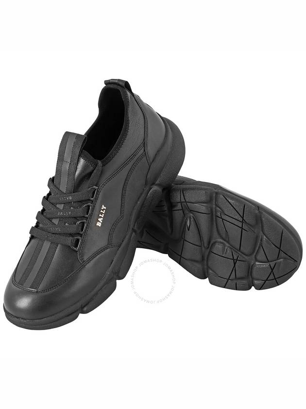 Bally Men's Black Leather Lace-up Trainers, Brand Size 37 (US Size 5.5) - BALLY - BALAAN 2